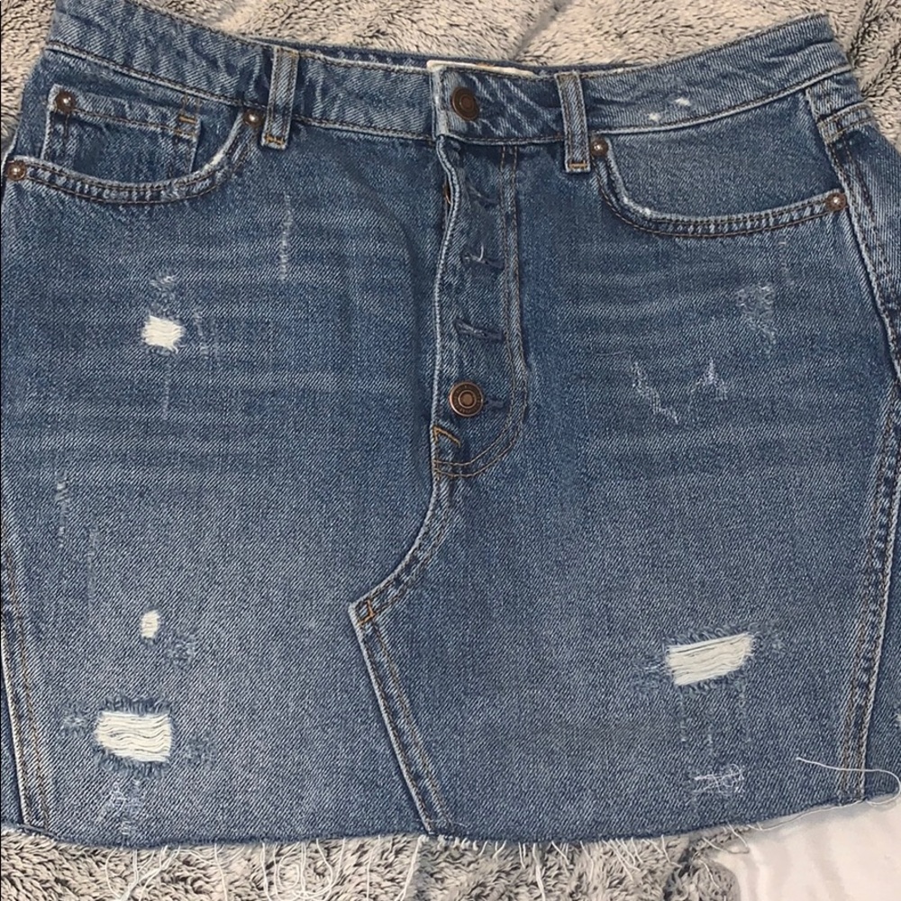 We the free denim skirt